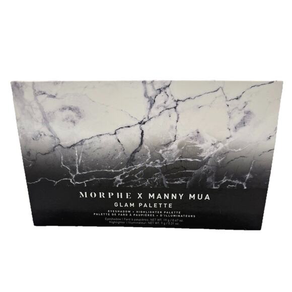 Morphe X Manny Mua Glam Palette Eyeshadow Highlighter Palette New - Picture 2 of 4